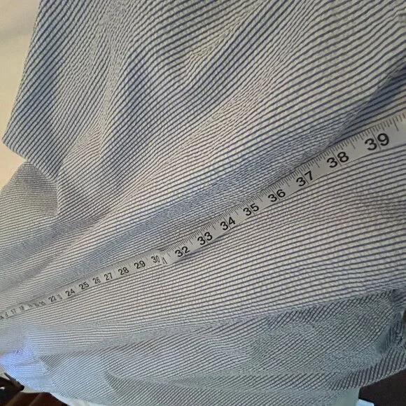 J. Crew Blue and White Striped Midi Dress - Picture 8 of 8